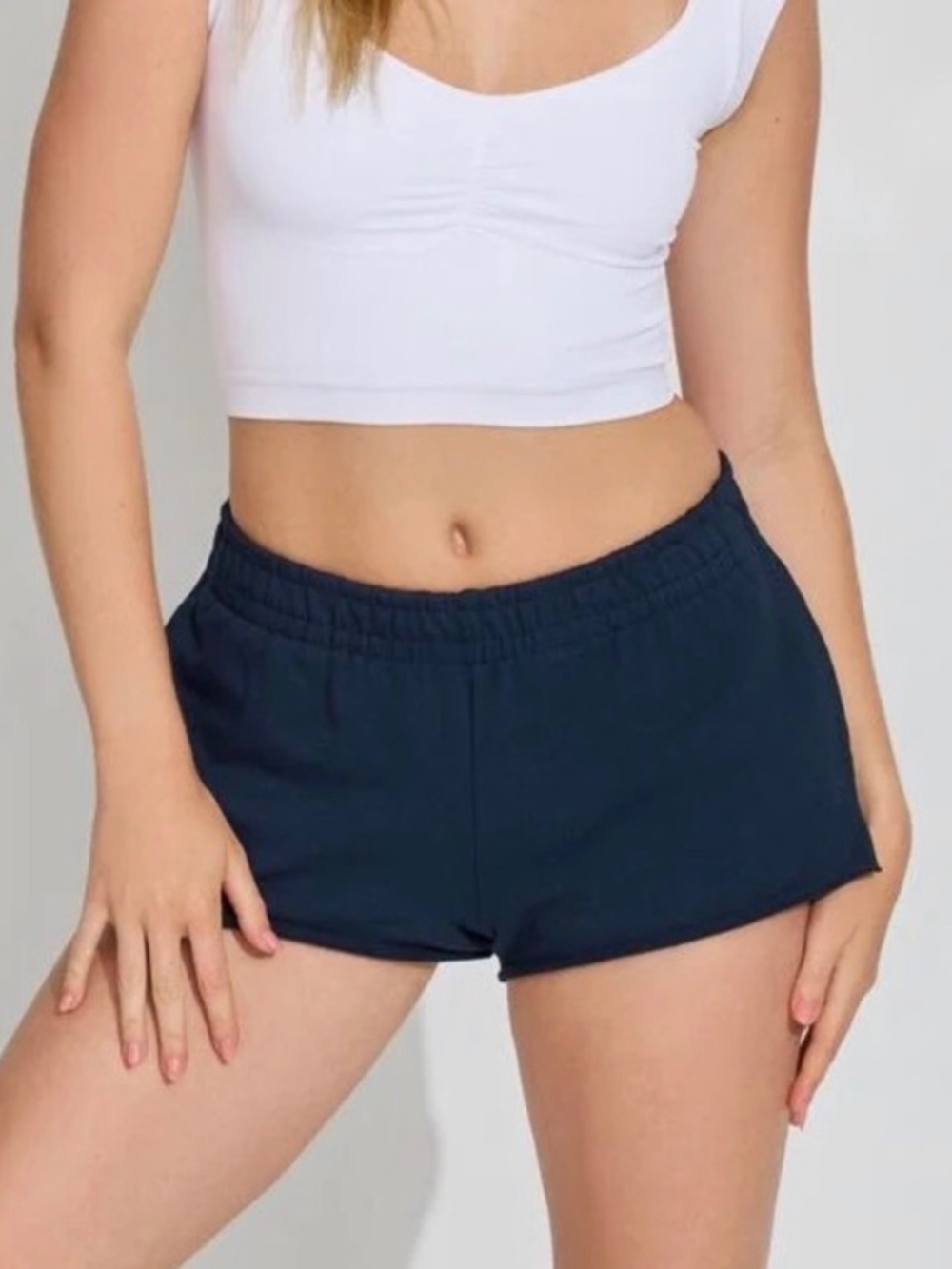 Garage Navy Sweatshorts